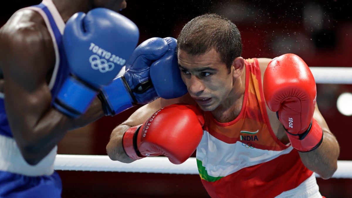 Indian boxer Amit Panghal had previously competed in the 2020 Tokyo Olympics, where he had suffered a stunning 1-4 defeat against Colombia's Yuberjen Martinez in the pre-quarter-finals. Reuters Indian boxer Amit Panghal had previously competed in the 2020 Tokyo Olympics, where he had suffered a stunning 1-4 defeat against Colombia's Yuberjen Martinez in the pre-quarter-finals. Reuters