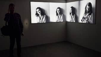 (File) A journalist takes the audio tour of the renovated Anne Frank House Museum in Amsterdam, Netherlands on 21 November 2021. AP