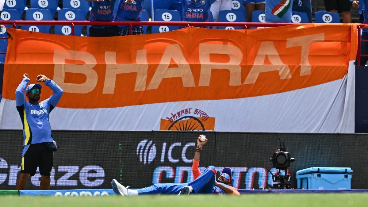 The Axar Patel catch that turned the match for India at windy St Lucia