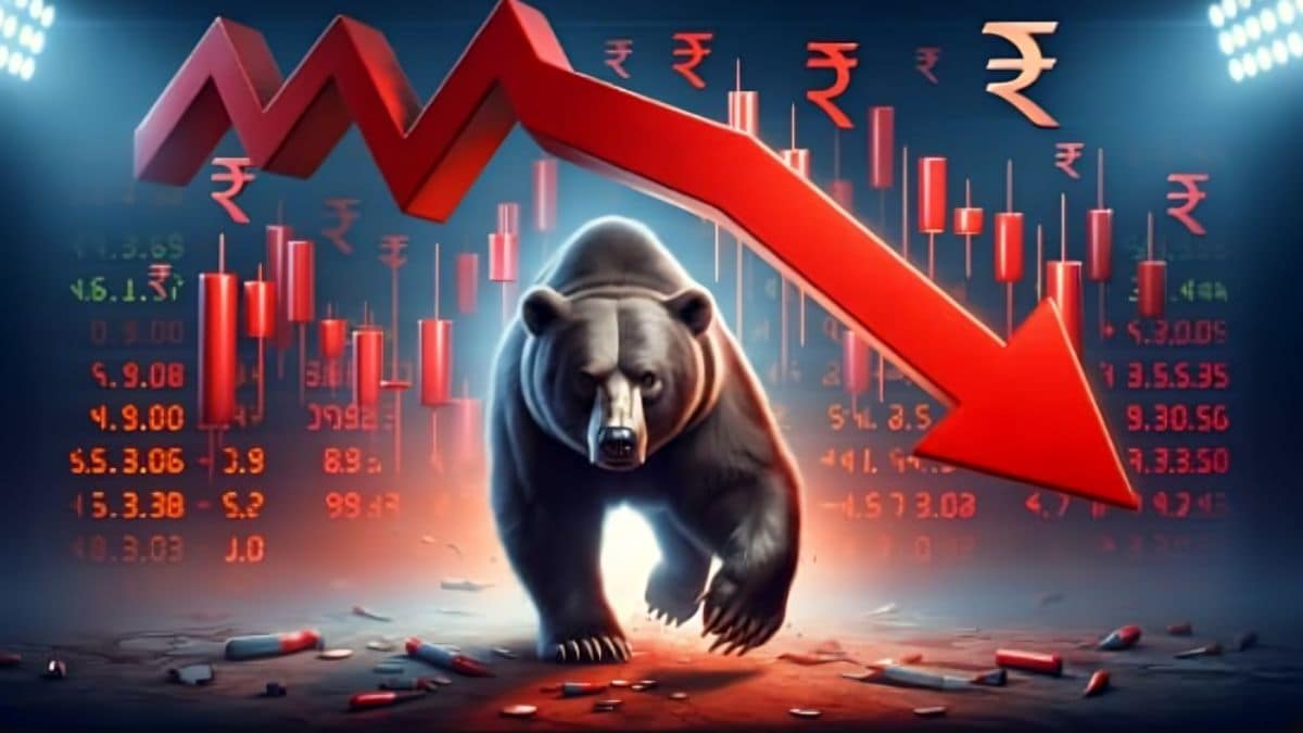 Bloodbath at Dalal street as Sensex plunges nearly 1,400 points, Nifty slips below 22,150