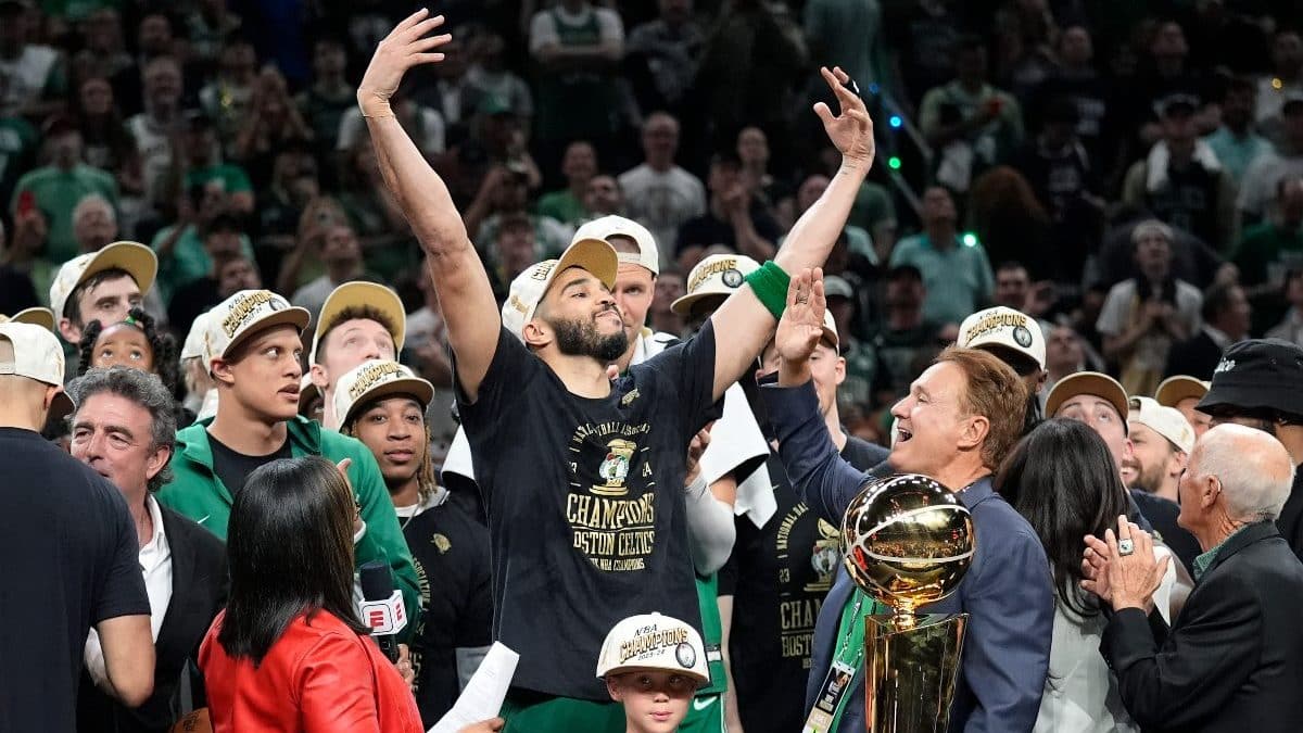 Boston Celtics — led by Jayson Tatum — beat Dallas Mavericks in NBA ...