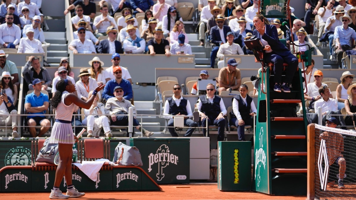 Coco Gauff says lack of video replays in tennis is ‘ridiculous’