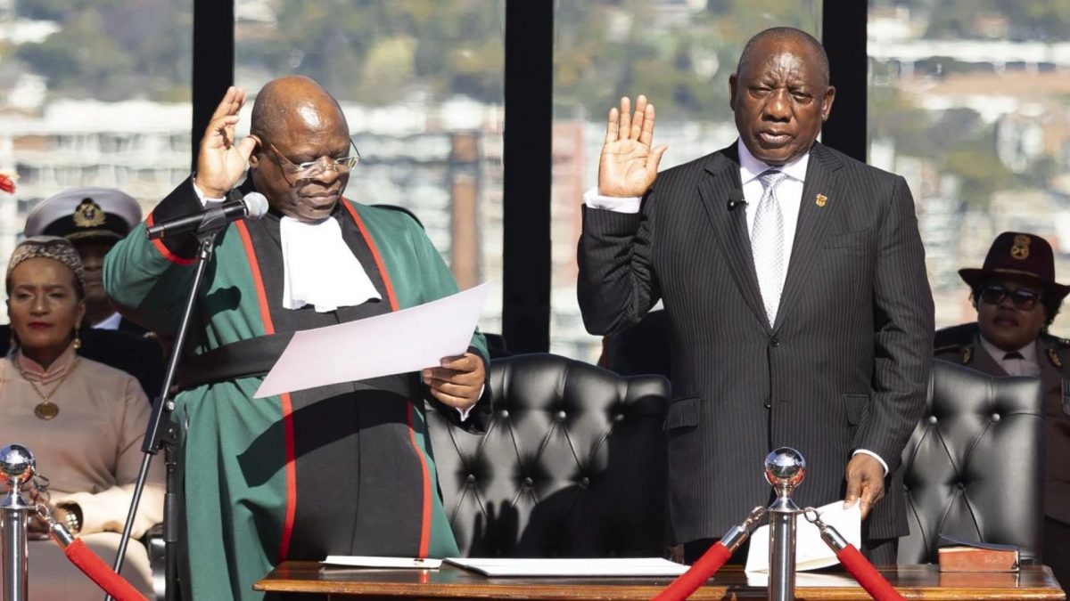 Cyril Ramaphosa starts second term as South Africa President with help from coalition parties Cyril Ramaphosa starts second term as South Africa President with help from coalition parties