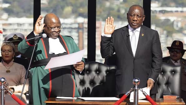 Cyril Ramaphosa starts second term as South Africa President with help from coalition parties