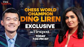 World Chess Champion Ding Liren will speak to an Indian network for the first time during an exclusive interview with Rupha Ramani on First Sports.