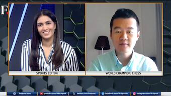 Ding Liren spoke to First Sport in an exclusive interview. Image: Firstpost