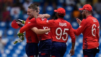England will need to defeat USA by 21 or more runs to ensure they qualify for the semi-finals. AP