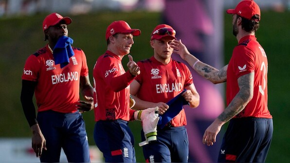 T20 World Cup: England stay alive in Super 8 race after winning rain-affected match against Namibia