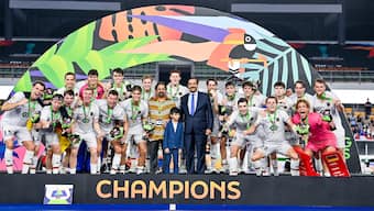 Germany won the most recent Men's Junior Hockey World Cup. They beat France in Kuala Lumpur in 2023. Image: WORLDSPORTPICS