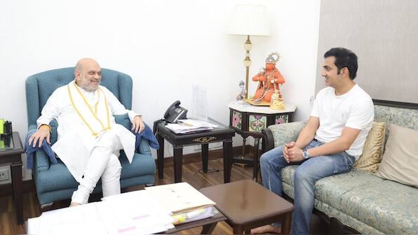 Amid rumours of joining Team India, Gautam Gambhir meets Home Minister Amit Shah