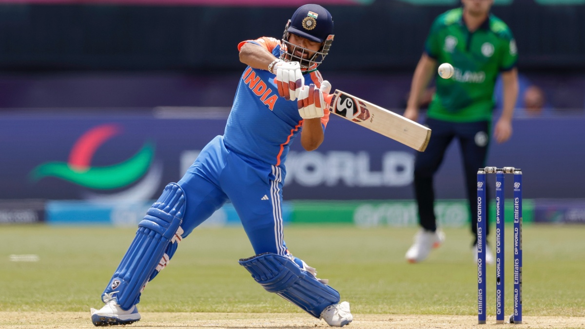 Nassau County International Cricket Stadium pitch produced variable bounce during India vs Ireland in the T20 World Cup. AP Nassau County International Cricket Stadium pitch produced variable bounce during India vs Ireland in the T20 World Cup. AP