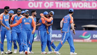 India seem to be in prime position to qualify for the T20 World Cup Super Eight stage. AP 