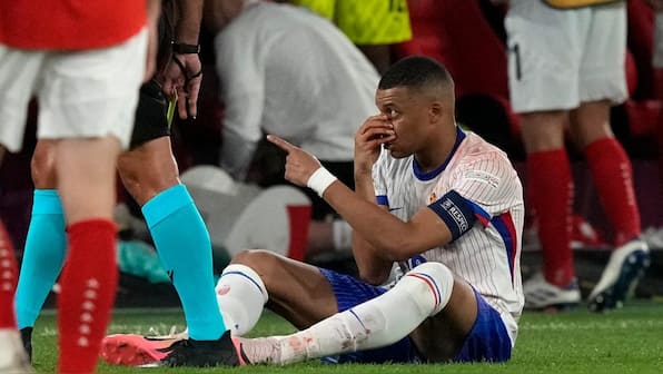 WATCH: Kylian Mbappe suffers broken nose as France beat Austria 1-0 at Euro 2024
