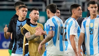 Argentina will now face the runner-up from Group B in the quarter-finals in Houston next Thursday, most likely either Ecuador or Mexico. AP