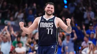 Luka Doncic scored 29 points for Dallas Mavericks against the Boston Celtics in Game 4 of the NBA Finals. AP
