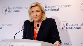 Marine Le Pen's National Rally party is known to be anti-immigration, anti-Islam, and pro-Putin. Reuters