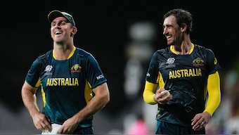 Australia captain Mitchell Marsh announced just one change in their XI for the Super 8 clash against India with pacer Mitchell Starc replacing spinner Ashton Agar. AP