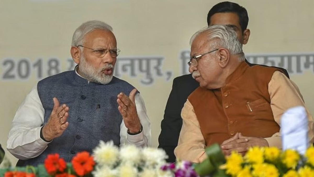 About three months earlier, it was well-established and clear that Prime Minister Narendra Modi was coming back into power with the BJP repeating its tally in Haryana—however, a lot changed in these weeks. Image: PTI About three months earlier, it was well-established and clear that Prime Minister Narendra Modi was coming back into power with the BJP repeating its tally in Haryana—however, a lot changed in these weeks. Image: PTI