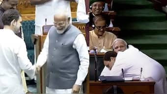 Jab They Met: Modi-Rahul Gandhi Lok Sabha meetings in a hug & a handshake