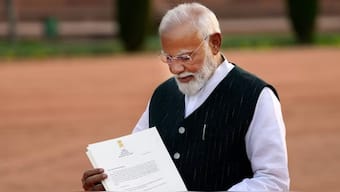 Number-wise, the BJP-led NDA 'pre-poll' alliance, which has already submitted letters of support for Modi to lead for the next five years, appears secure. Image: AP 