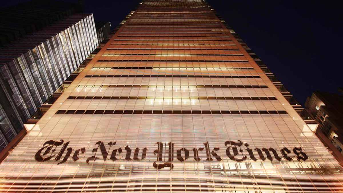 (File) The New York Times building is shown in New York. AP (File) The New York Times building is shown in New York. AP