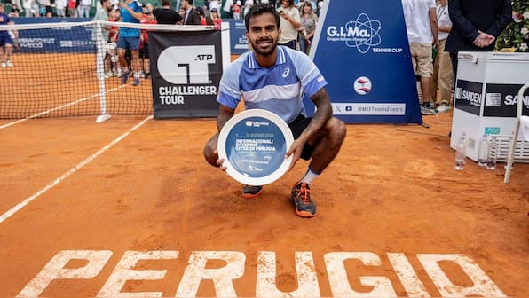 Sumit Nagal finishes runner-up at ATP Perguia Challenger, attains career-high ranking