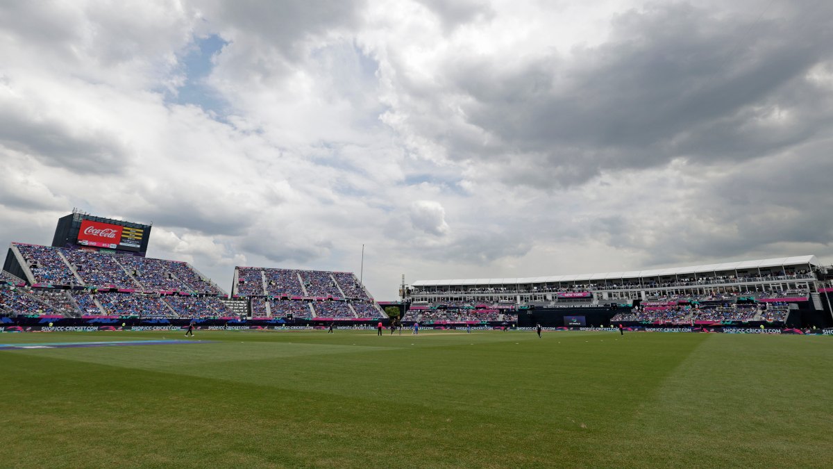 The Nassau County International Stadium in New York hosted its final match of the 2024 T20 World Cup on Wednesday, 12 June in which India defeated co-hosts USA by 7 wickets to qualify for the Super 8s. AP The Nassau County International Stadium in New York hosted its final match of the 2024 T20 World Cup on Wednesday, 12 June in which India defeated co-hosts USA by 7 wickets to qualify for the Super 8s. AP