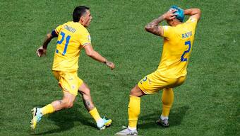 Nicolae Stanciu wonder goal opened the scoring for Romania as they defeated Ukraine. AP