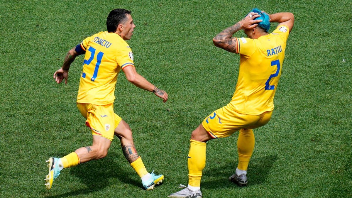 Nicolae Stanciu wonder goal opened the scoring for Romania as they defeated Ukraine. AP Nicolae Stanciu wonder goal opened the scoring for Romania as they defeated Ukraine. AP
