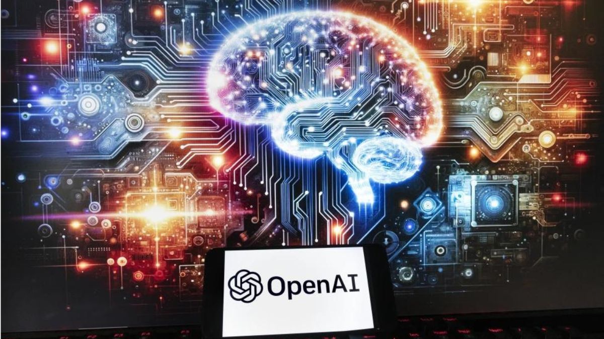 The OpenAI logo is seen displayed on a cell phone with an image on a computer monitor generated by ChatGPT's Dall-E text-to-image model, 8 December, 2023, in Boston. File Image/AP The OpenAI logo is seen displayed on a cell phone with an image on a computer monitor generated by ChatGPT's Dall-E text-to-image model, 8 December, 2023, in Boston. File Image/AP