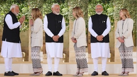 WATCH: Italy's Giorgia Meloni greets PM Modi with a 'namaste' at G7 Summit
