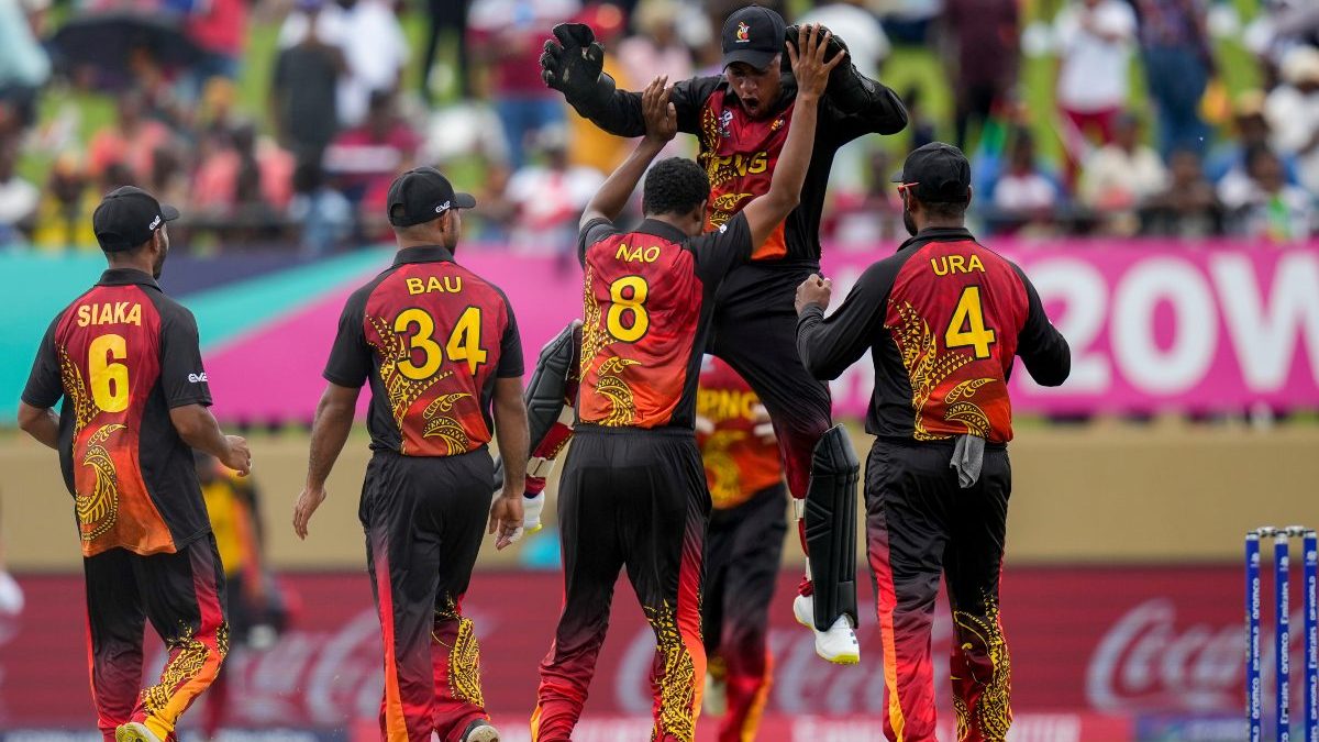 Papua New Guinea came close to an upset in their T20 World Cup 2024 opener before losing to West Indies. AP Papua New Guinea came close to an upset in their T20 World Cup 2024 opener before losing to West Indies. AP