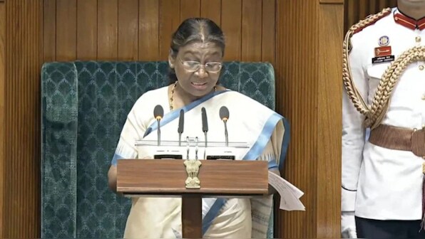 NEET leak probe, ‘big decisions’ in Budget: President Murmu addresses joint Parl session