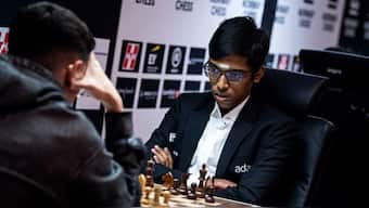 R Praggnanandhaa got the better of Dang Liren in the seventh round of Norway Chess. Image: Norway Chess