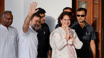 Congtress leaders Rahul Gandhi and Priyanka Gandhi Vadra, Reuters