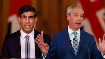 The Nigel Farage-led Reform UK party has overtaken Rishi Sunak's Conservatives in the polls in the run-up to snap UK elections. Agencies