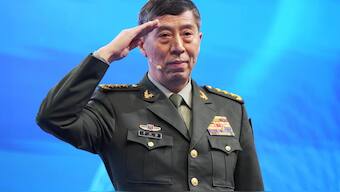 Li Shangfu was removed as defense minister last year after disappearing from public view for months. File Photo- AP