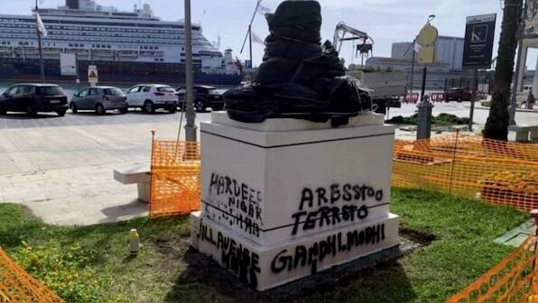 Mahatma Gandhi's statue in Italy vandalised by Khalistanis ahead of PM Modi's visit