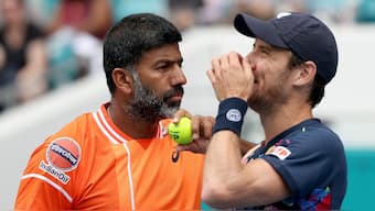 File image of Rohan Bopanna and Matthew Ebden. AFP