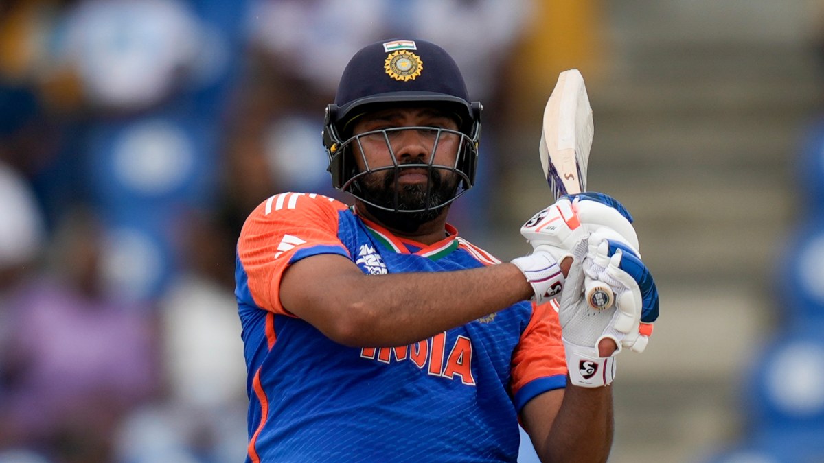 India captain Rohit Sharma smashed seven fours and eight sixes during his knock of 92 off 41 balls during the T20 World Cup Super 8 match against Australia in St Lucia. AP India captain Rohit Sharma smashed seven fours and eight sixes during his knock of 92 off 41 balls during the T20 World Cup Super 8 match against Australia in St Lucia. AP