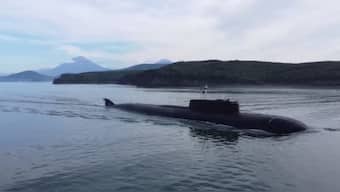 File photo of a Russian nuclear-powered submarine. Reuters 