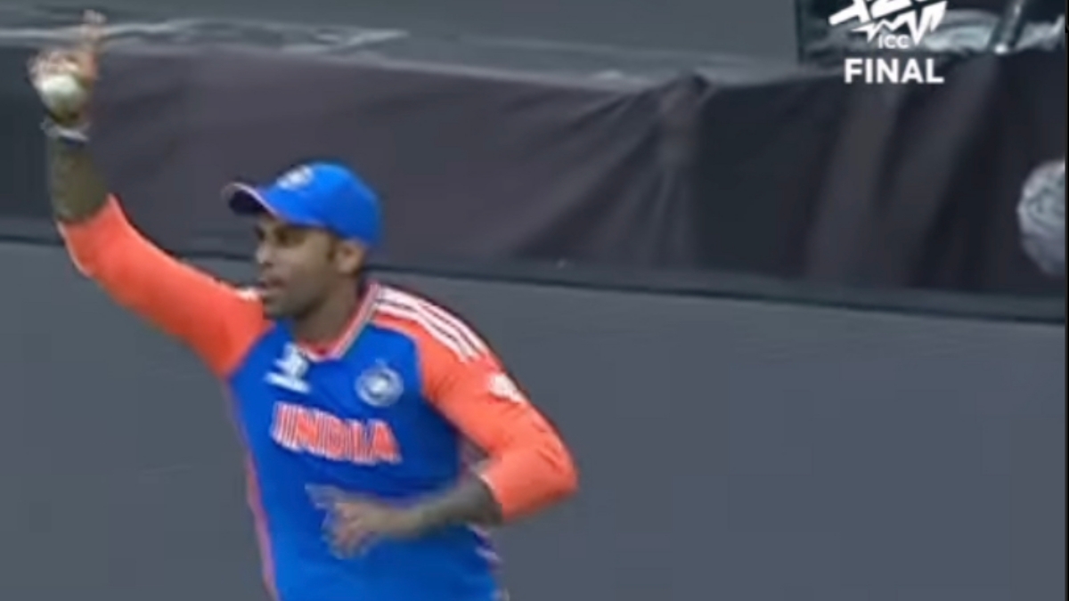 Watch: Suryakumar Yadav takes match-winning catch in T20 World Cup final Watch: Suryakumar Yadav takes match-winning catch in T20 World Cup final