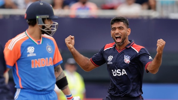 Kohli dismissed for a golden duck for the first time in T20 World Cup after Netravalkar's twin-strike in India-USA clash