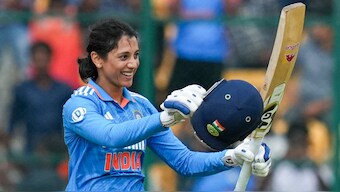 File image of Indian opening batter Smriti Mandhana. PTI