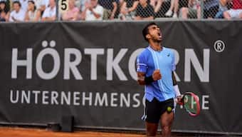 In Heilbronner, Nagal overcame challenges from Nikoloz Basilashvili of Georgia, Javier Barranco Cosano of Spain, Ivan Gakhov of Russia and Luca Van Assche of France before entering the final.  Image: X / @NeckarH