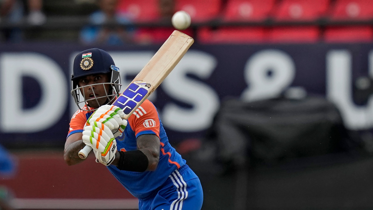 Suryakumar Yadav missed out on a half-century by a whisker, getting dismissed for a 36-ball 47 off Jofra Archer's bowling. AP Suryakumar Yadav missed out on a half-century by a whisker, getting dismissed for a 36-ball 47 off Jofra Archer's bowling. AP