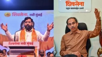 File image of Eknath Shinde and Uddhav Thackeray. 