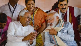 Nitish Kumar can play kingmaker as the BJP has failed to win majority on its own in the Lok Sabha elections. PTI File Photo