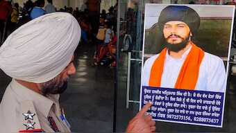Waris De Punjab Chief Amritpal Singh. PTI file