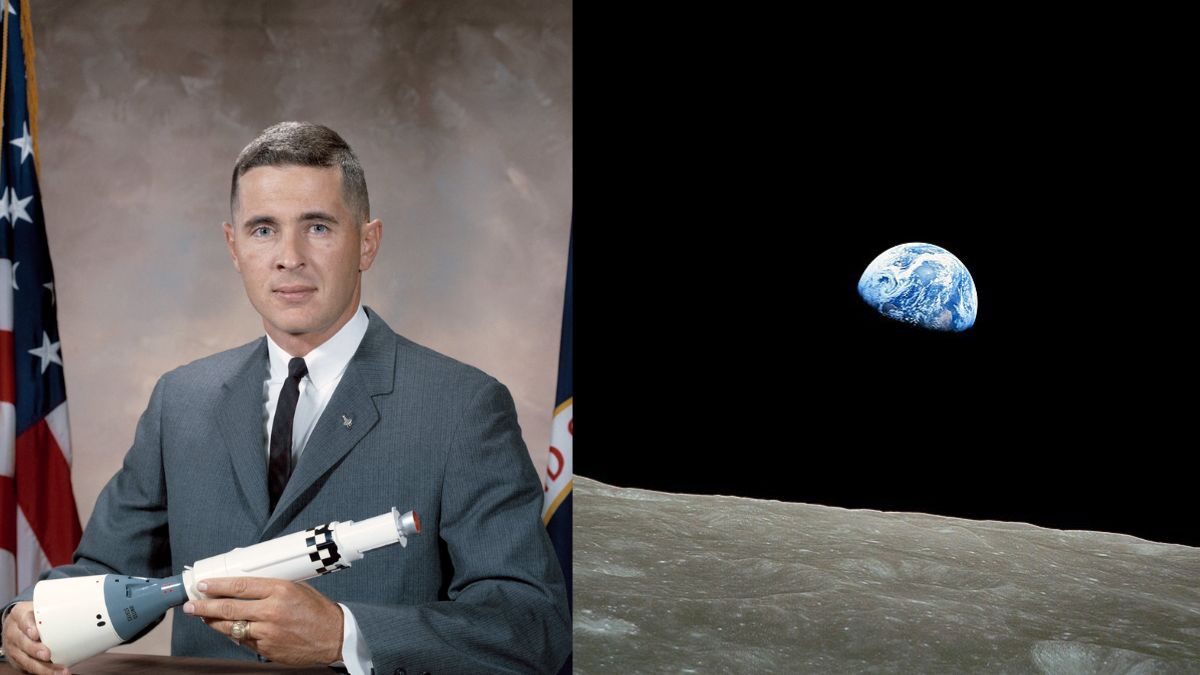 William Anders (left)(File Photo). The 'Earthrise' photograph, he took, is one of the most important photos in modern history for the way it changed how humans viewed the planet. Source: X William Anders (left)(File Photo). The 'Earthrise' photograph, he took, is one of the most important photos in modern history for the way it changed how humans viewed the planet. Source: X